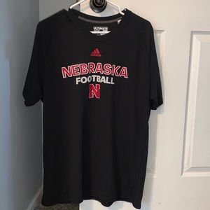 Adidas Men’s Nebraska Football Tee